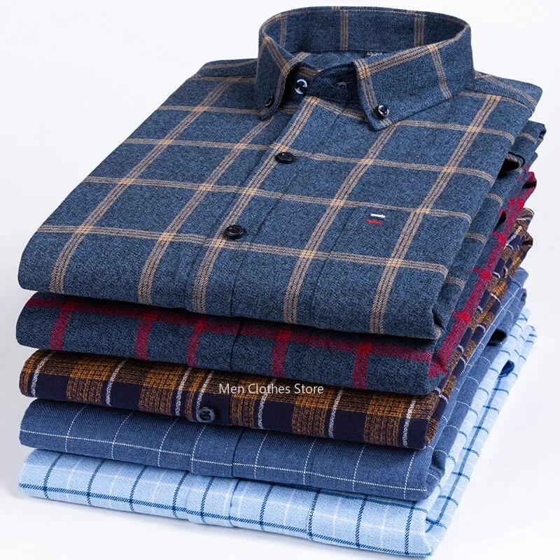 Oreste – Men’s Checked Cotton Shirt