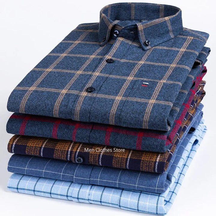 Oreste – Men’s Checked Cotton Shirt