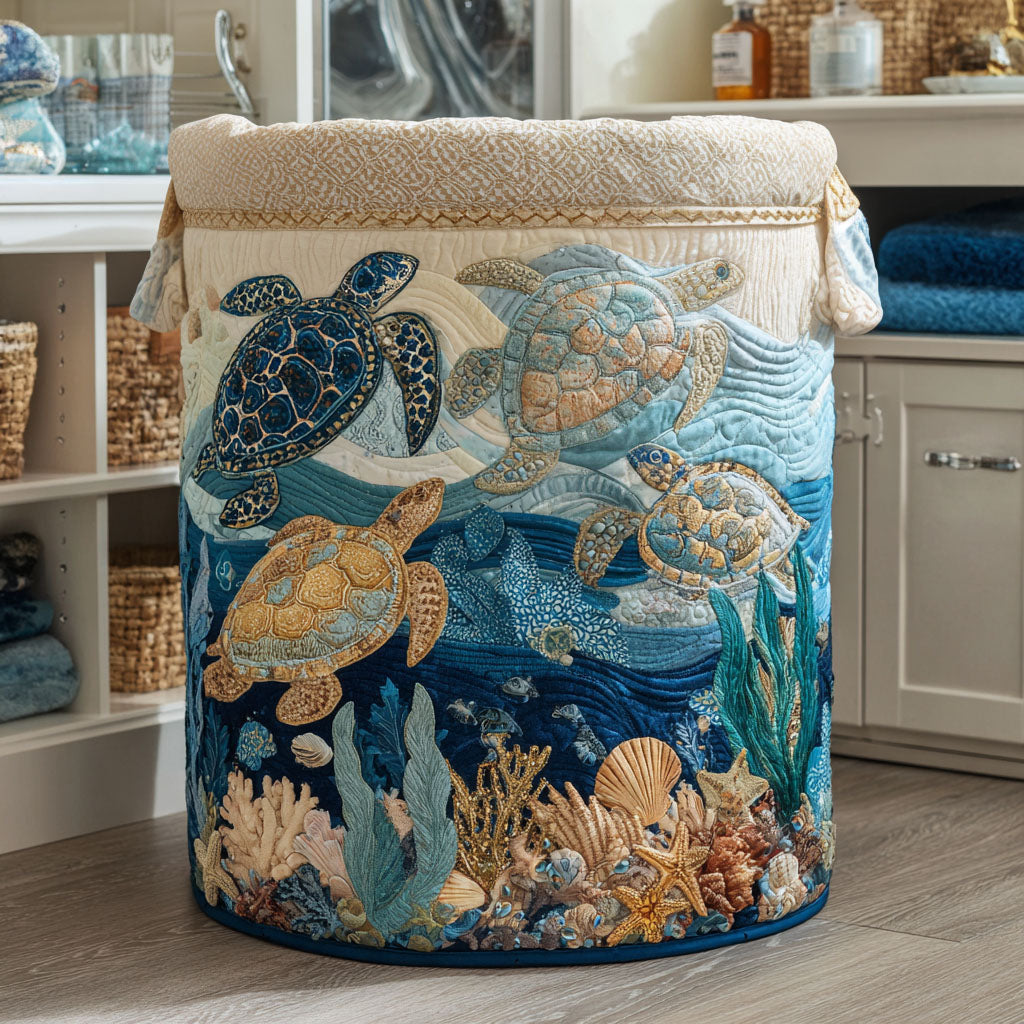 Hazel | Quilted Cottage Laundry Basket