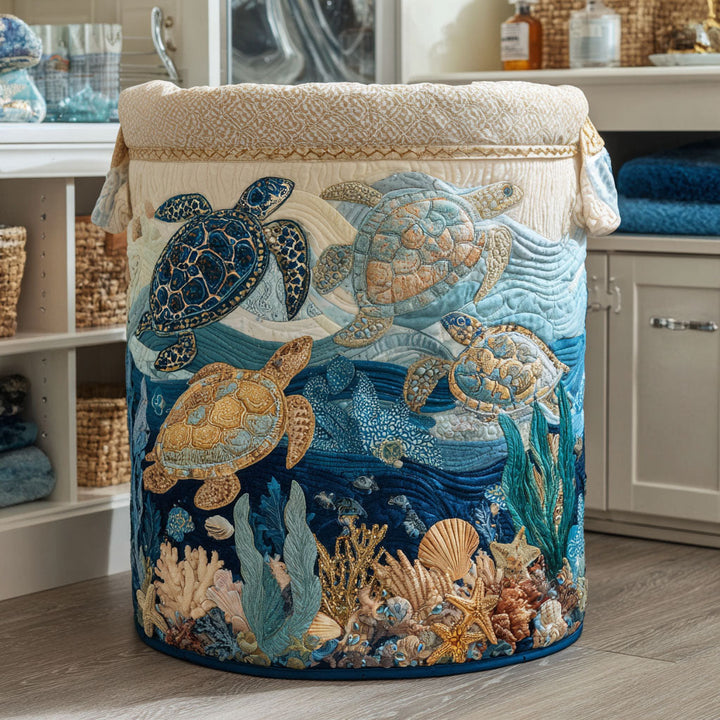 Hazel | Quilted Cottage Laundry Basket