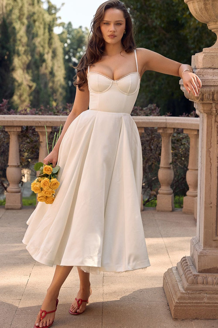 Cordelia | Delicate Tulle Accent Dress