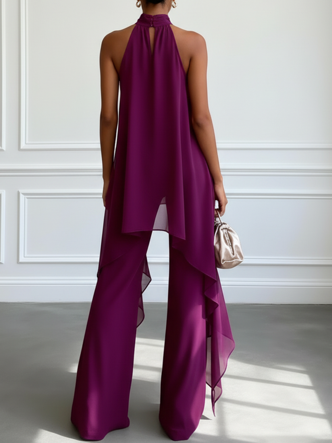 Imani | Coordinated Halter Top and Pants Set
