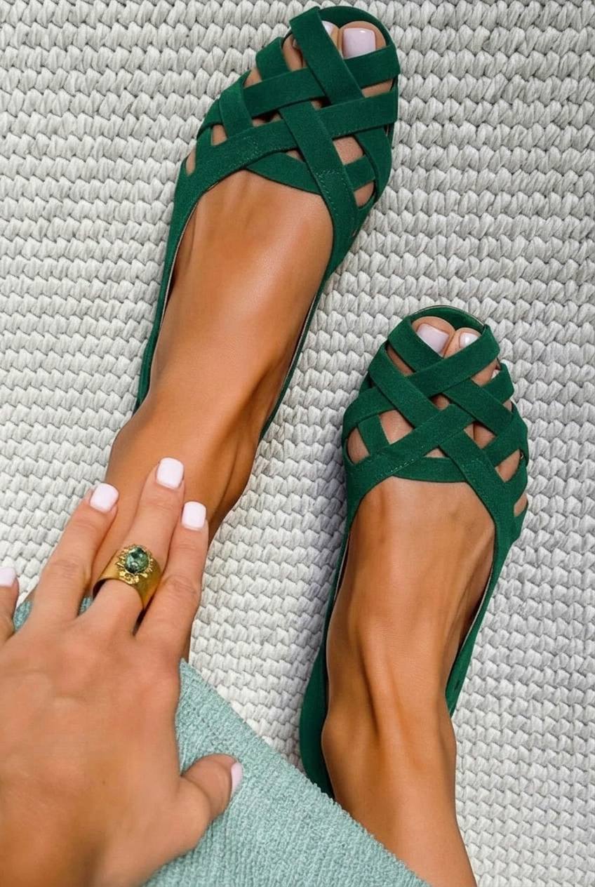 Ellery – Woven Casual Flat Open-Toe Sandals