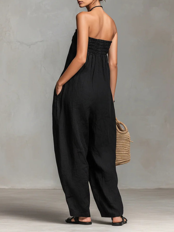 Nina | Sophisticated Strapless Jumpsuit