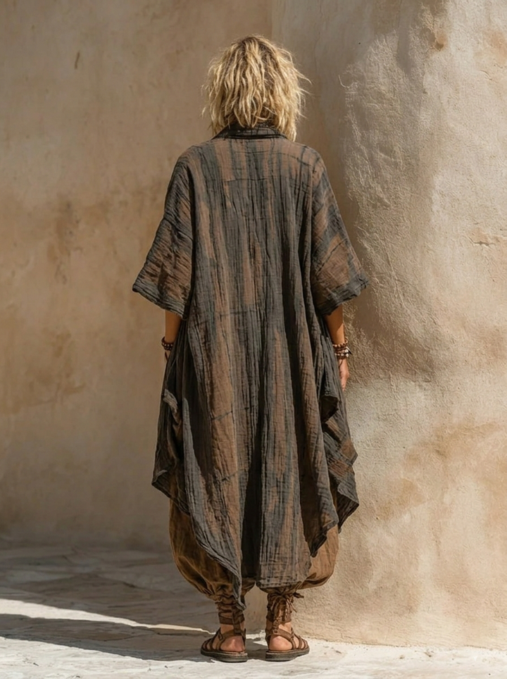 Maya | Three-Piece Bohemian Cotton-Linen Blend Set