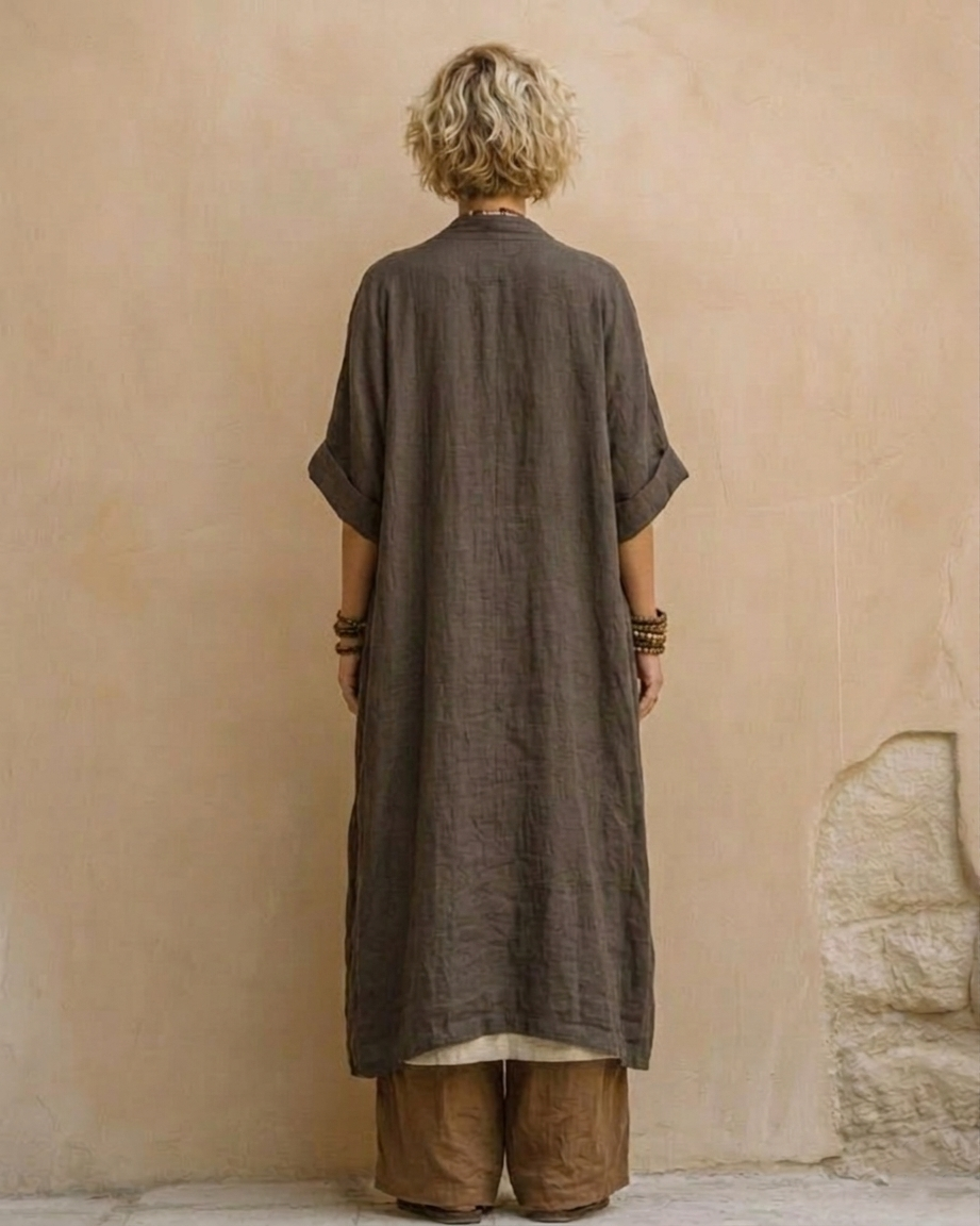 Harper | Three-Piece Cotton-Linen Blend Set