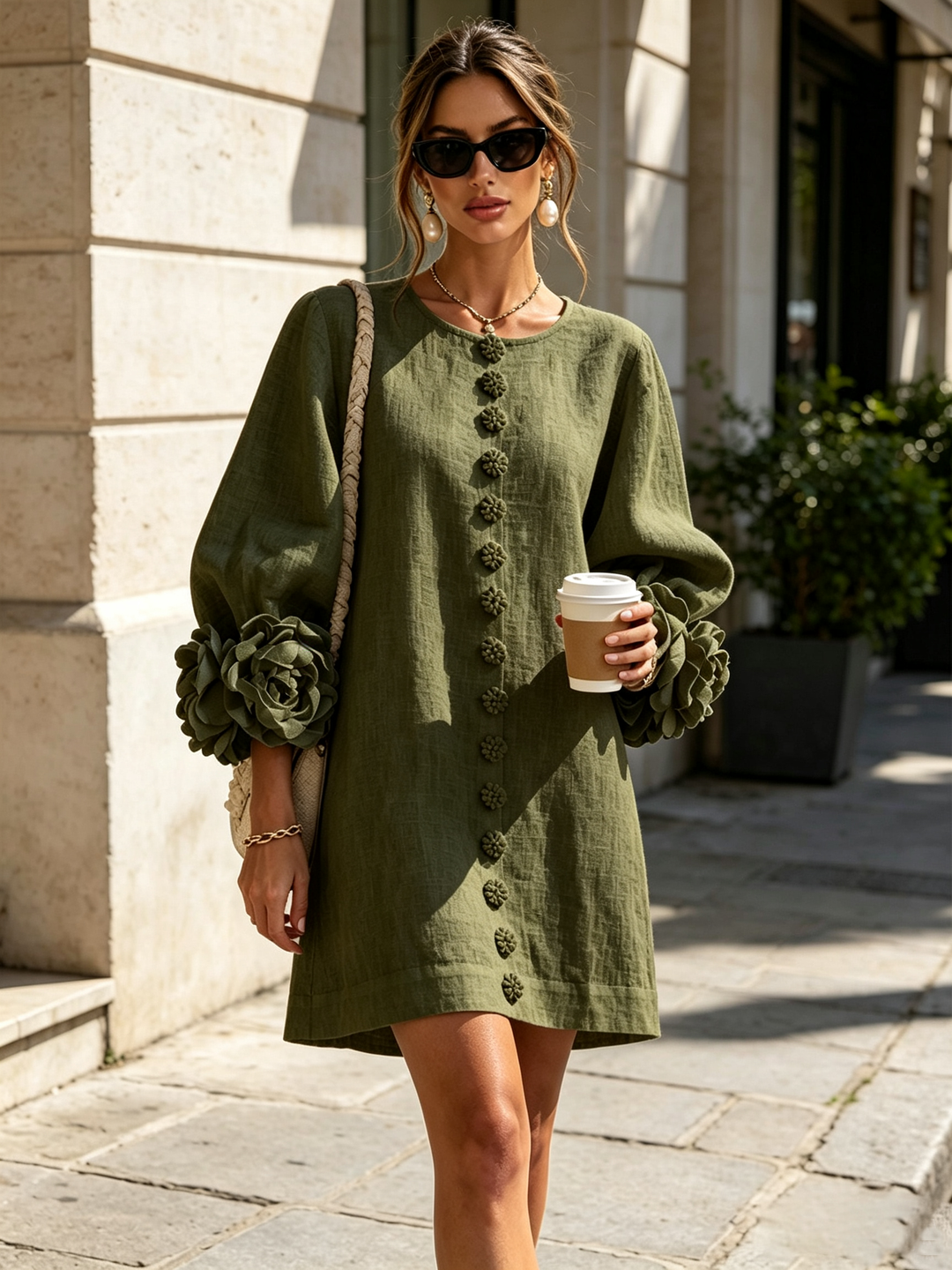 Colette | Button-Down Mini Dress