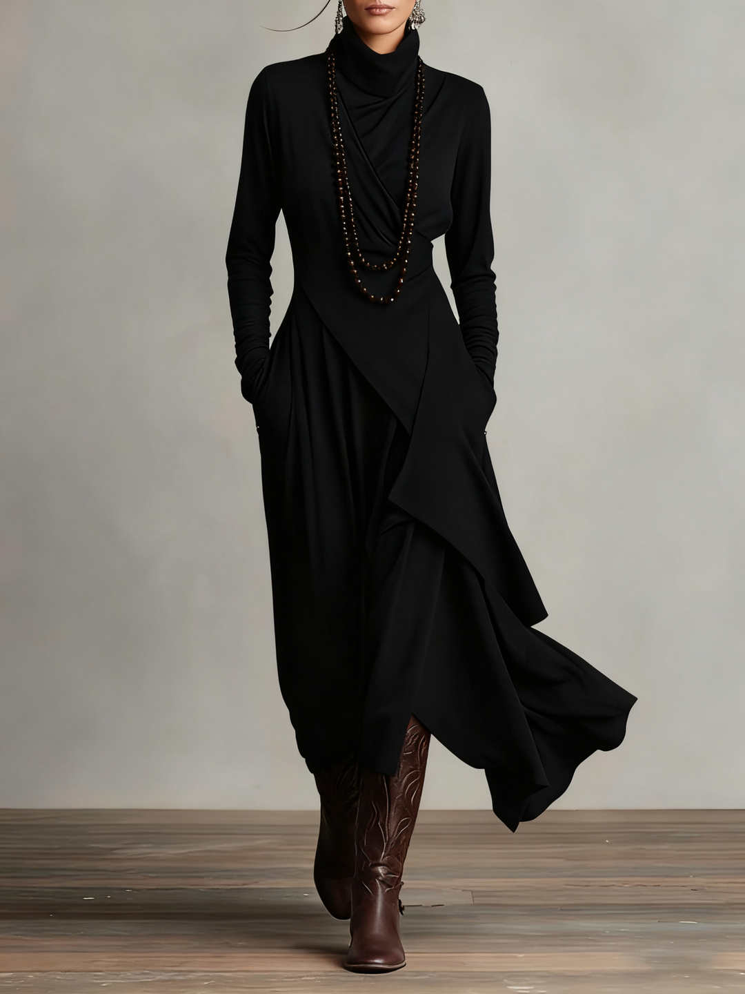 Luna | Soft Silhouette Maxi Dress