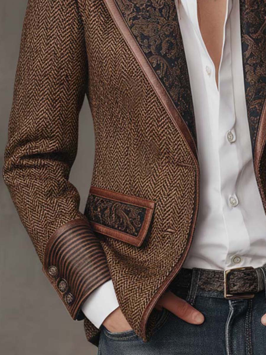 Women's Heritage Herringbone Panel Blazer