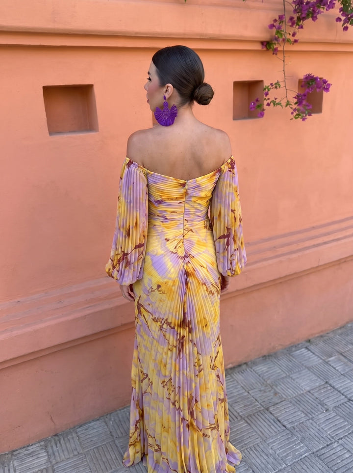 Christine | Elegant Deep V-Neck Dress