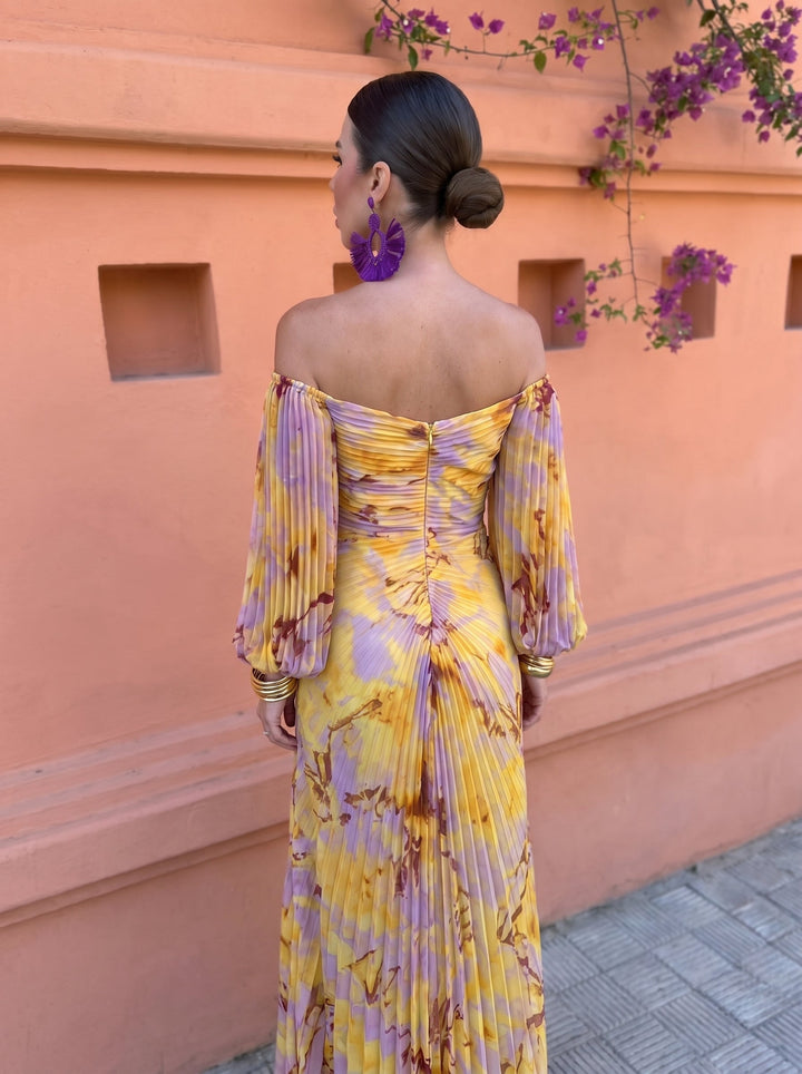 Christine | Elegant Deep V-Neck Dress