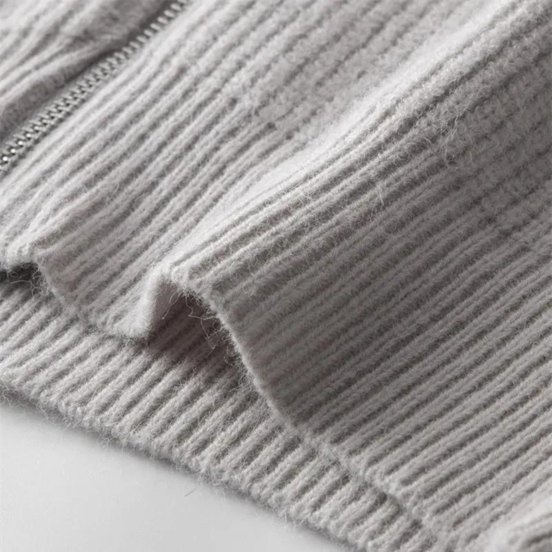 Giorgio | Cashmere Zip Cardigan