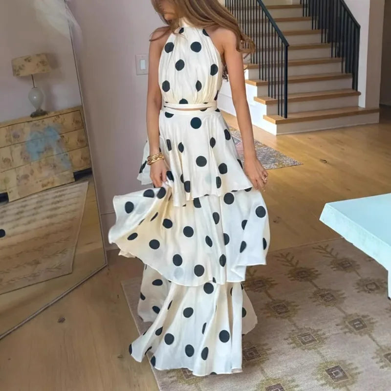 Luna | Classic Polka Dot Ensemble for Elegant Style