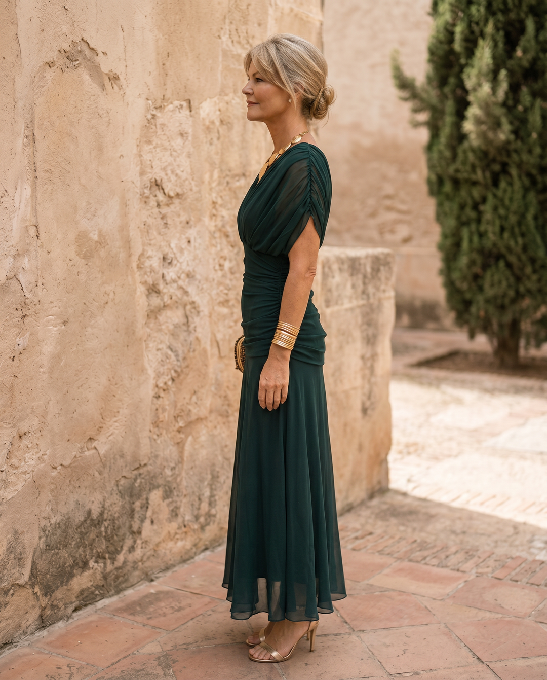 Elegant Maxi Dress for Parties with Sweetheart Neckline