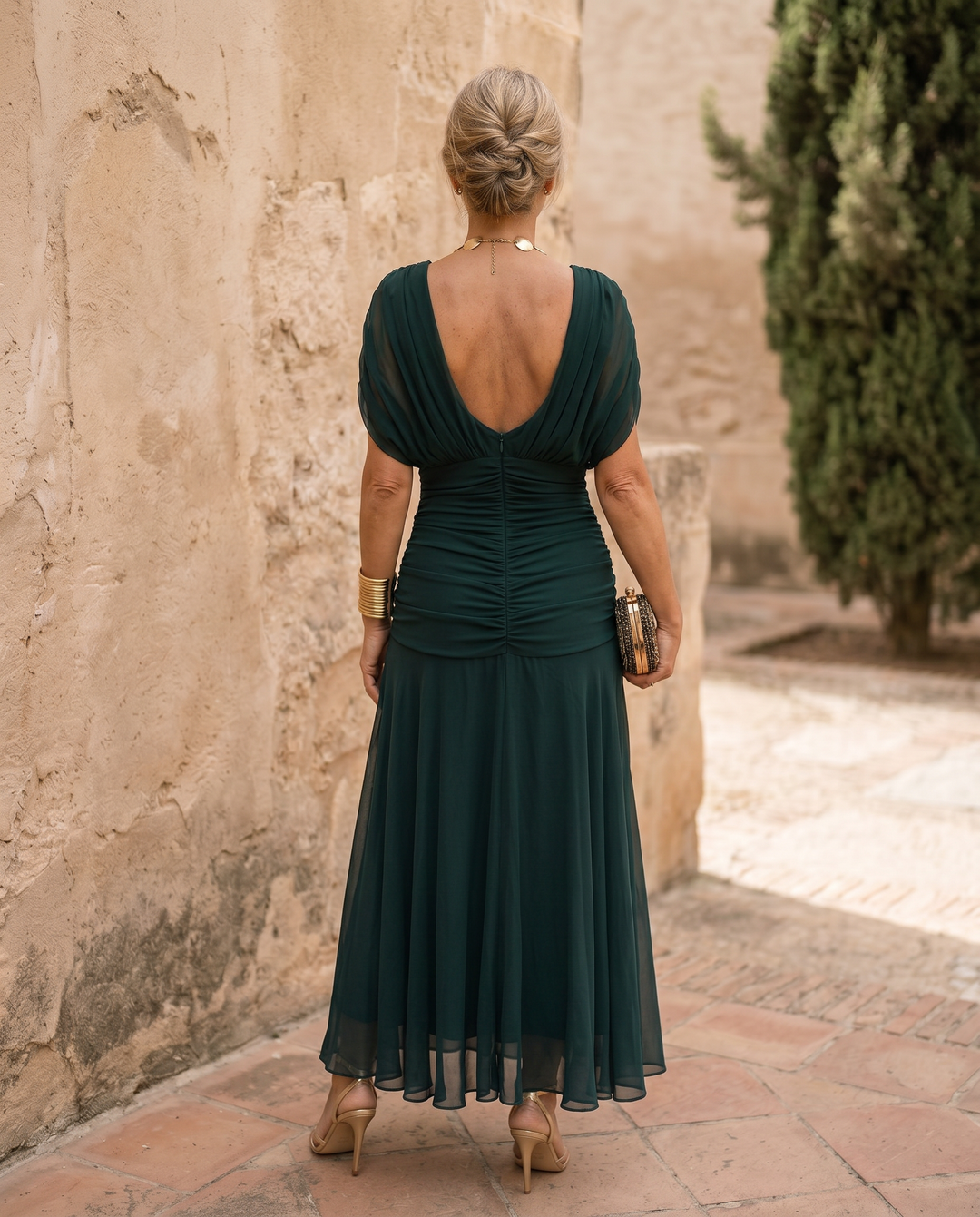 Elegant Maxi Dress for Parties with Sweetheart Neckline