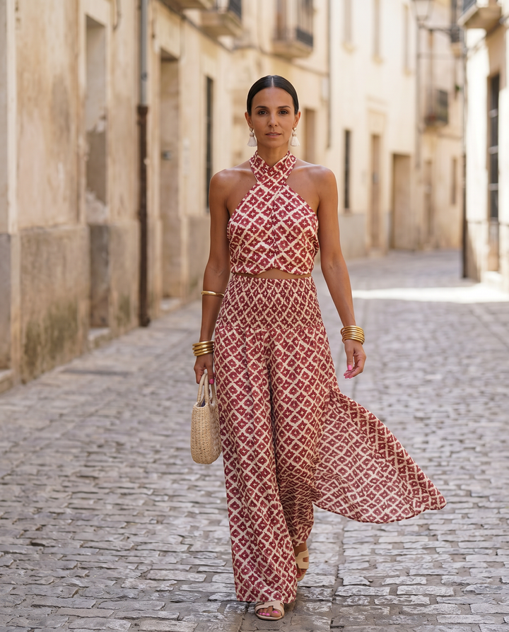 Eloise | Elegant Off-Shoulder Two-Piece Set