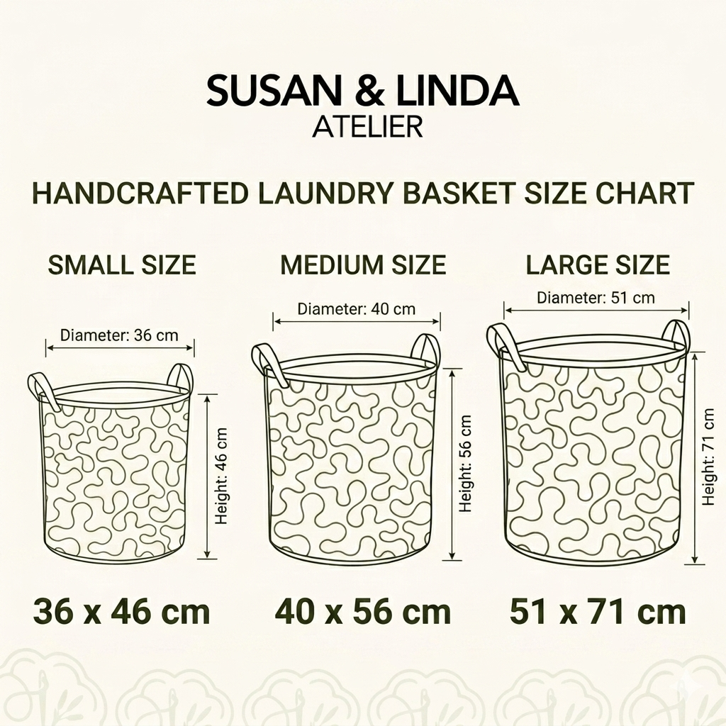 Nature & Sunrise | Quilted Laundry Basket