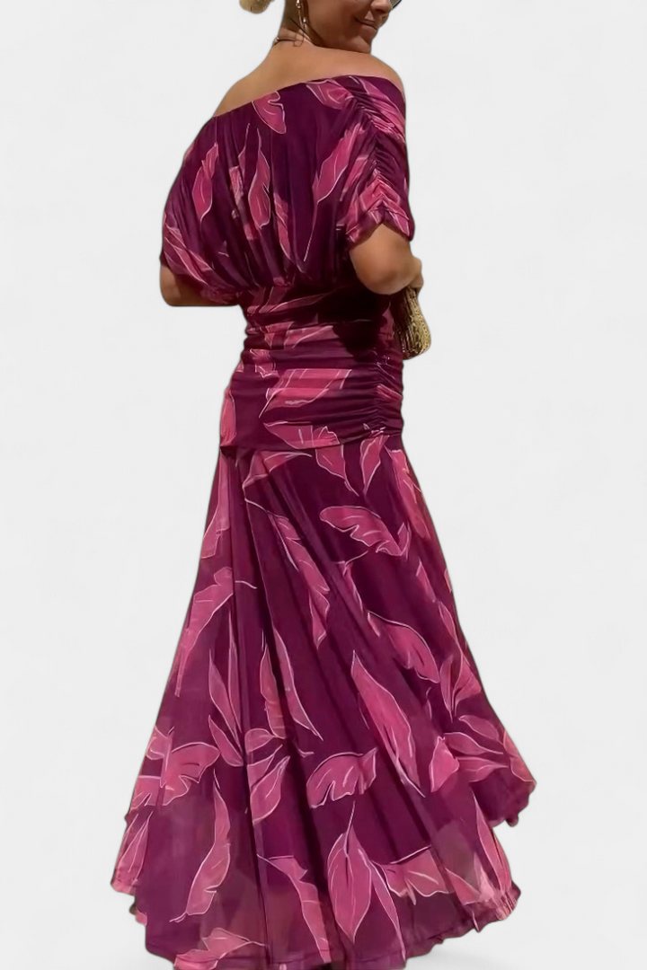 Sophie | V-Neck Floral Maxi Dress