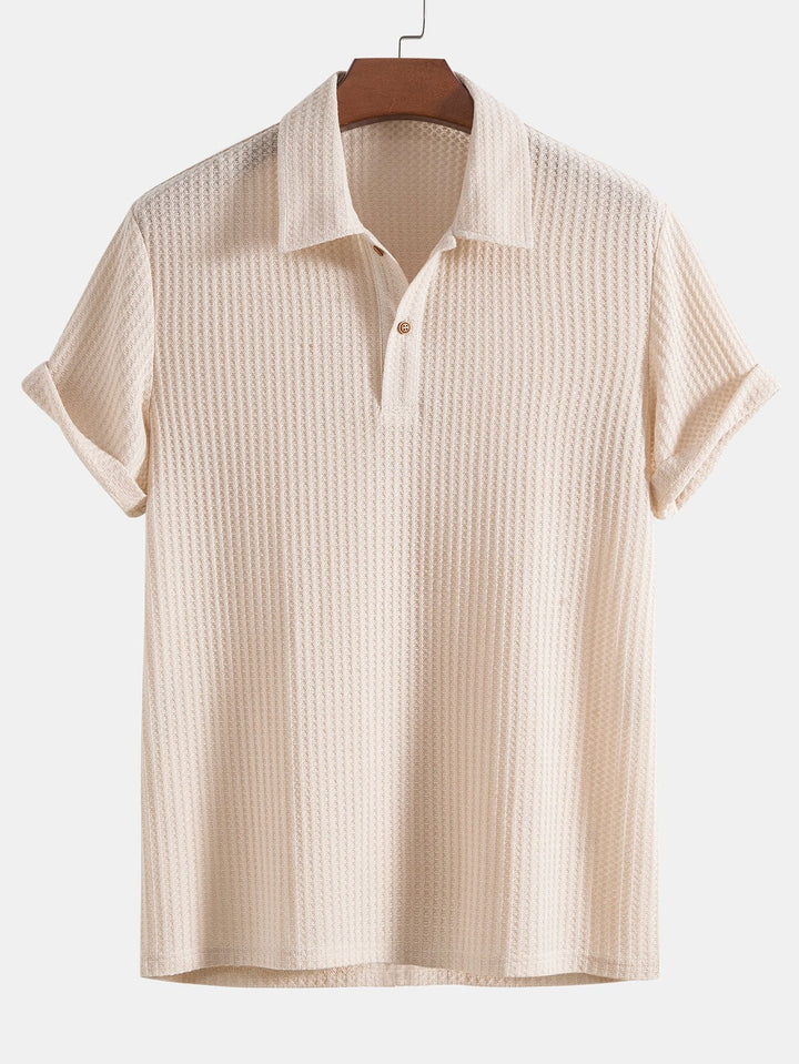 Feran | Honeycomb Knit Polo