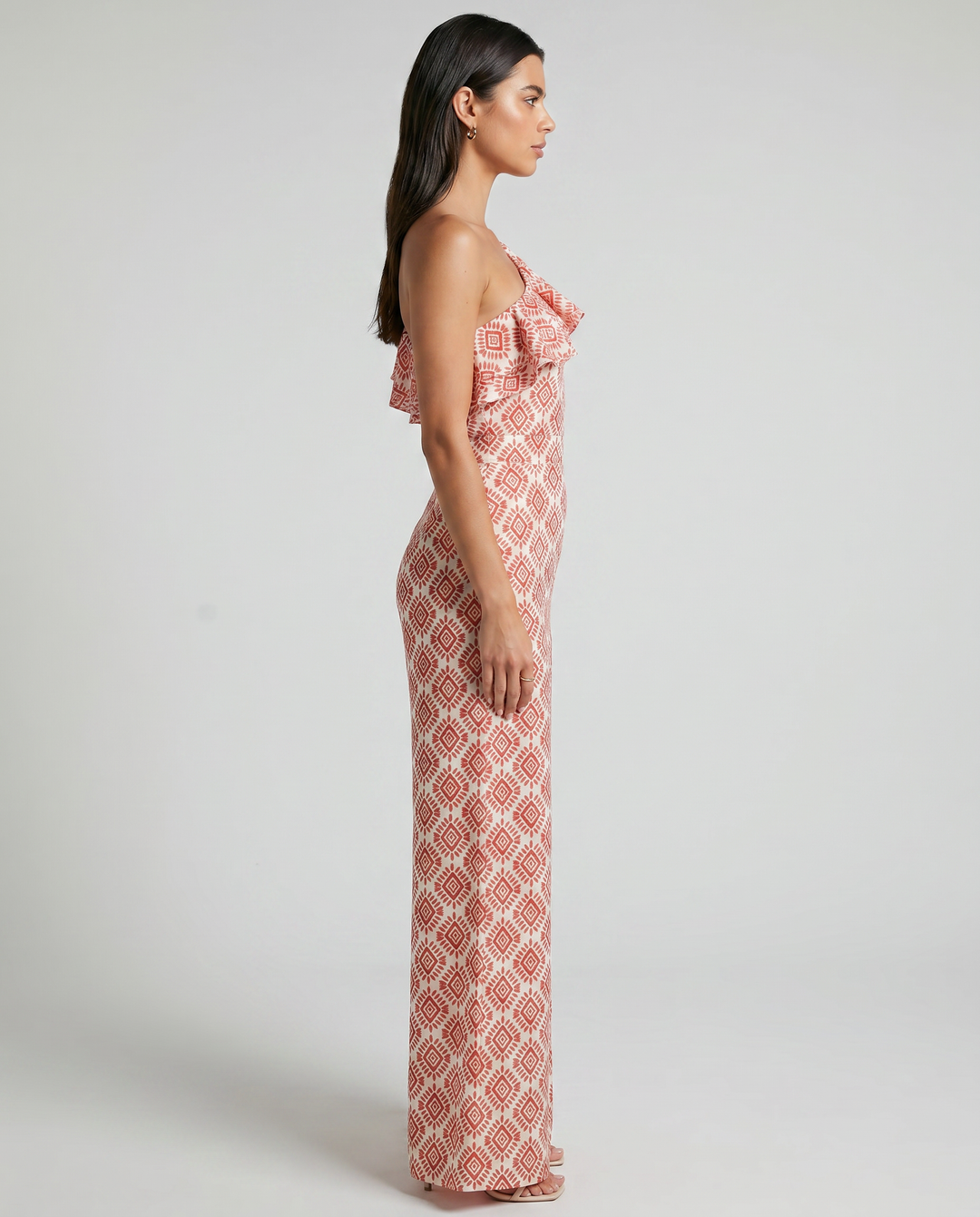 Jimena | Spring Geometric Pattern Jumpsuit