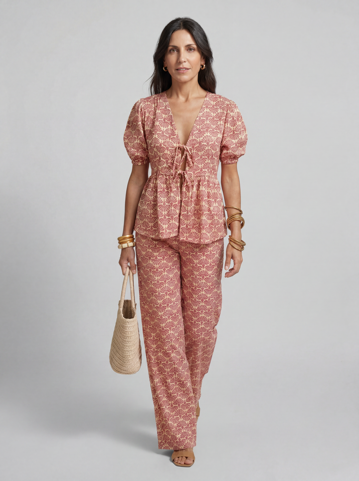 Leonor | Stylish Casual Two-Piece Set