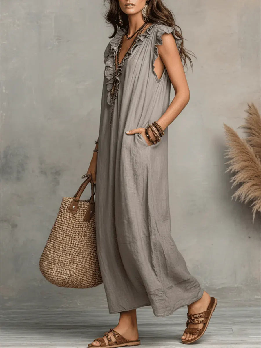 Camellia Bohemian Maxi Dress