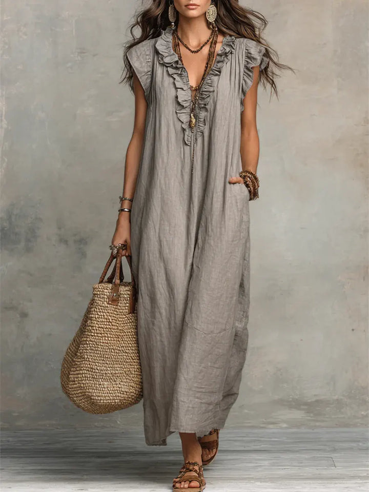Camellia Bohemian Maxi Dress