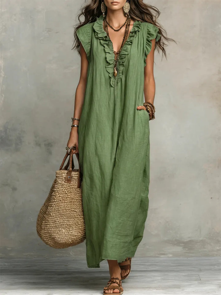 Camellia Bohemian Maxi Dress