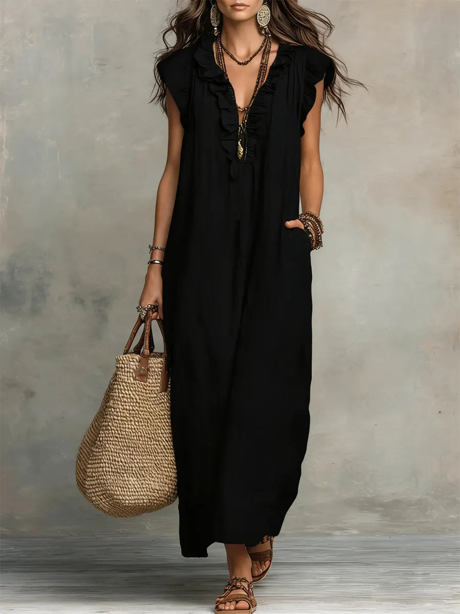 Camellia Bohemian Maxi Dress