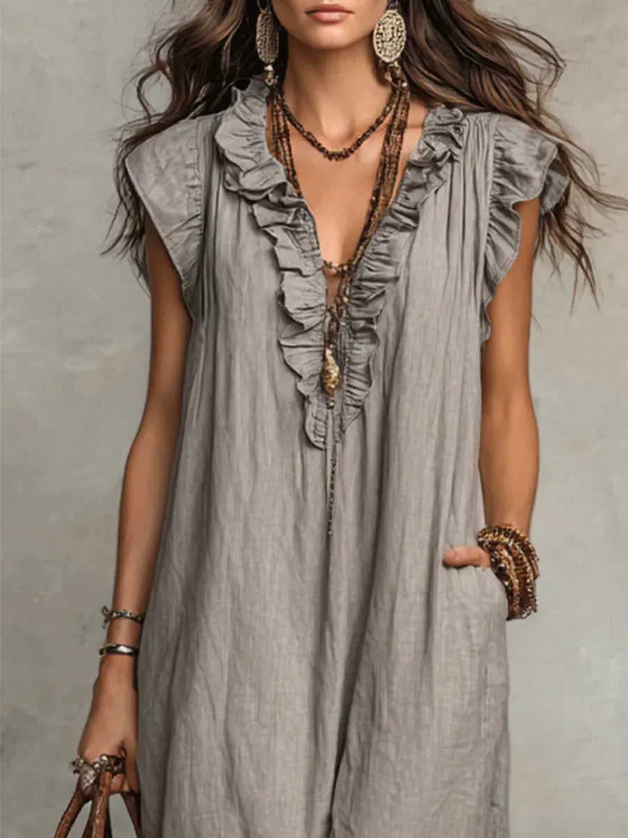 Camellia Bohemian Maxi Dress