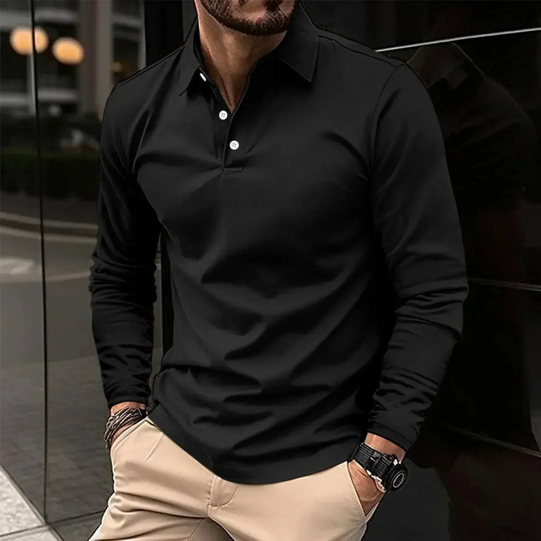 Jacopo | Casual Long Sleeve Polo
