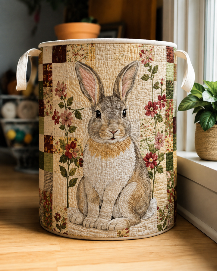 Hazel | Quilted Cottage Laundry Basket