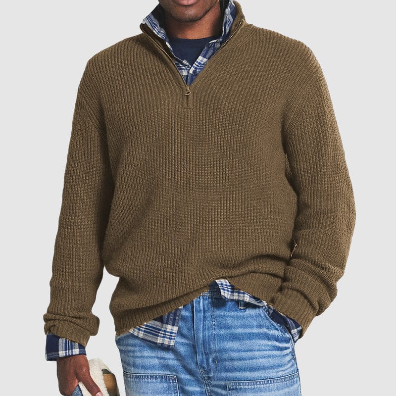 JEFFREY - Casual Zip-Up Sweater