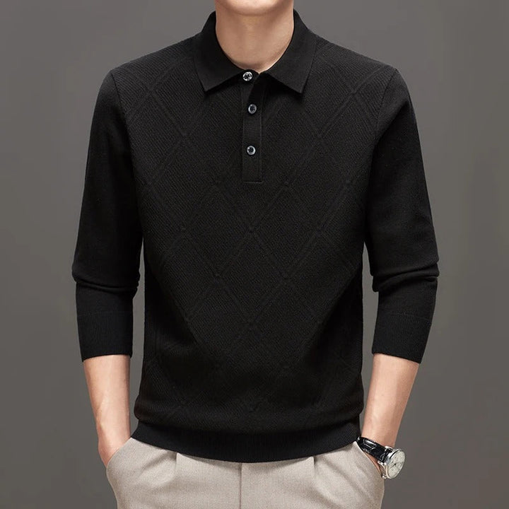 Atlas | Diamond Knit Polo