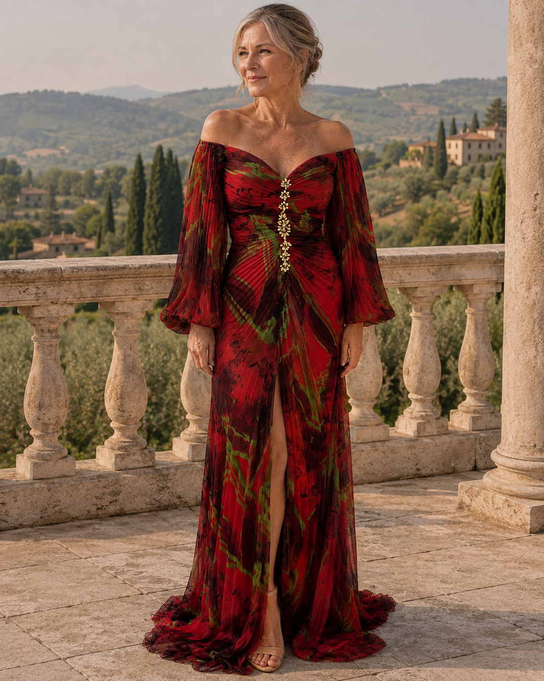 Vivienne | Off-Shoulder Maxi Dress